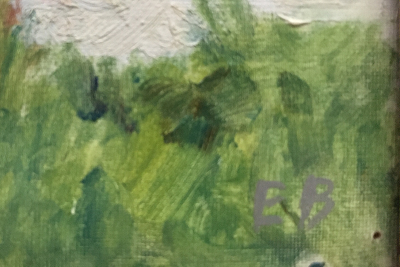 Painting "Spring" by Evgeny Volobuev, 1953